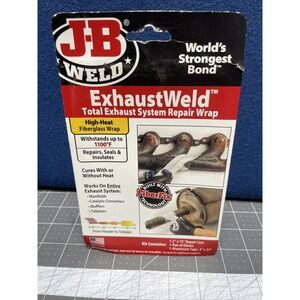JB Weld Exhaustweld High Strength Fiberglass Wrap 72 Inch High Heat Repair 38572